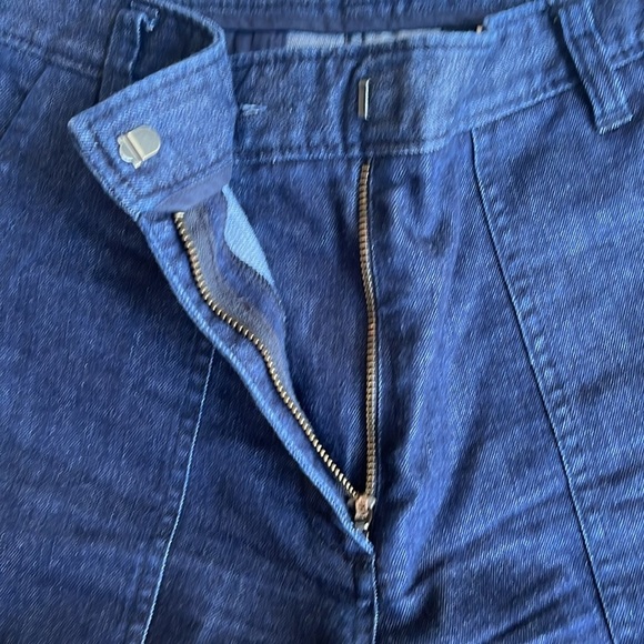 Joe Fresh | Super Wide Leg Dark Wash Trouser Denim Jean Size 6 Casual 90s y2k - Picture 9 of 10